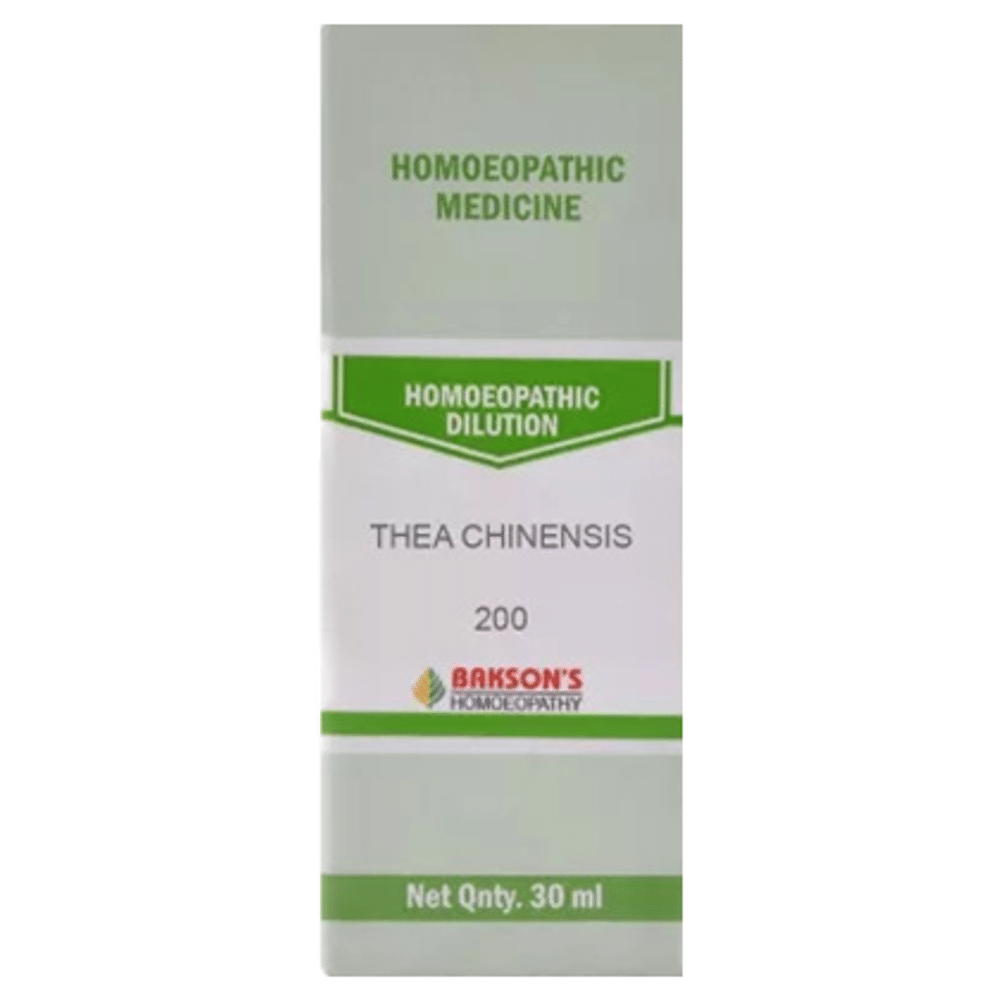 Bakson's Homeopathy Thea Chinensis Dilution 200 Bakson's Homeopathy Thea Chinensis Dilution 200
