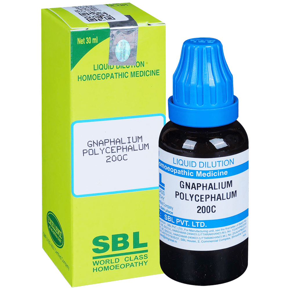 SBL Gnaphalium Polycephalum Dilution 200 CH