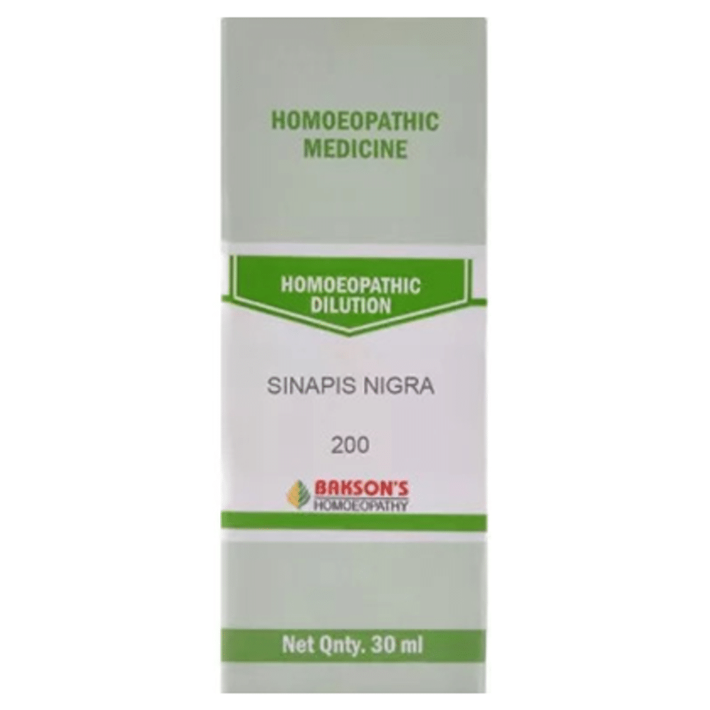 Bakson's Homeopathy Sinapis Nigra Dilution 200 Bakson's Homeopathy Sinapis Nigra Dilution 200