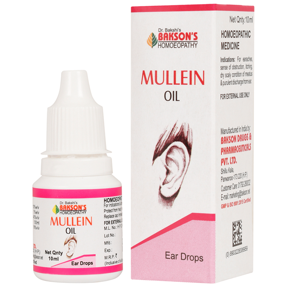 Bakson's Homeopathy Mullein Oil