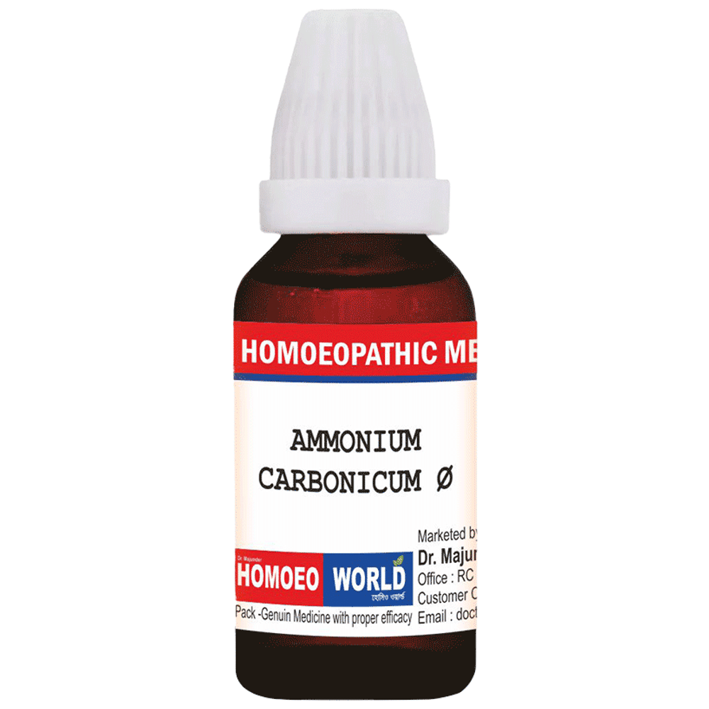 Dr. Majumder Homeo World Ammonium Carbonicum Q Mother Tincher(30ml Each) Dr. Majumder Homeo World Ammonium Carbonicum Q Mother Tincher(30ml Each)