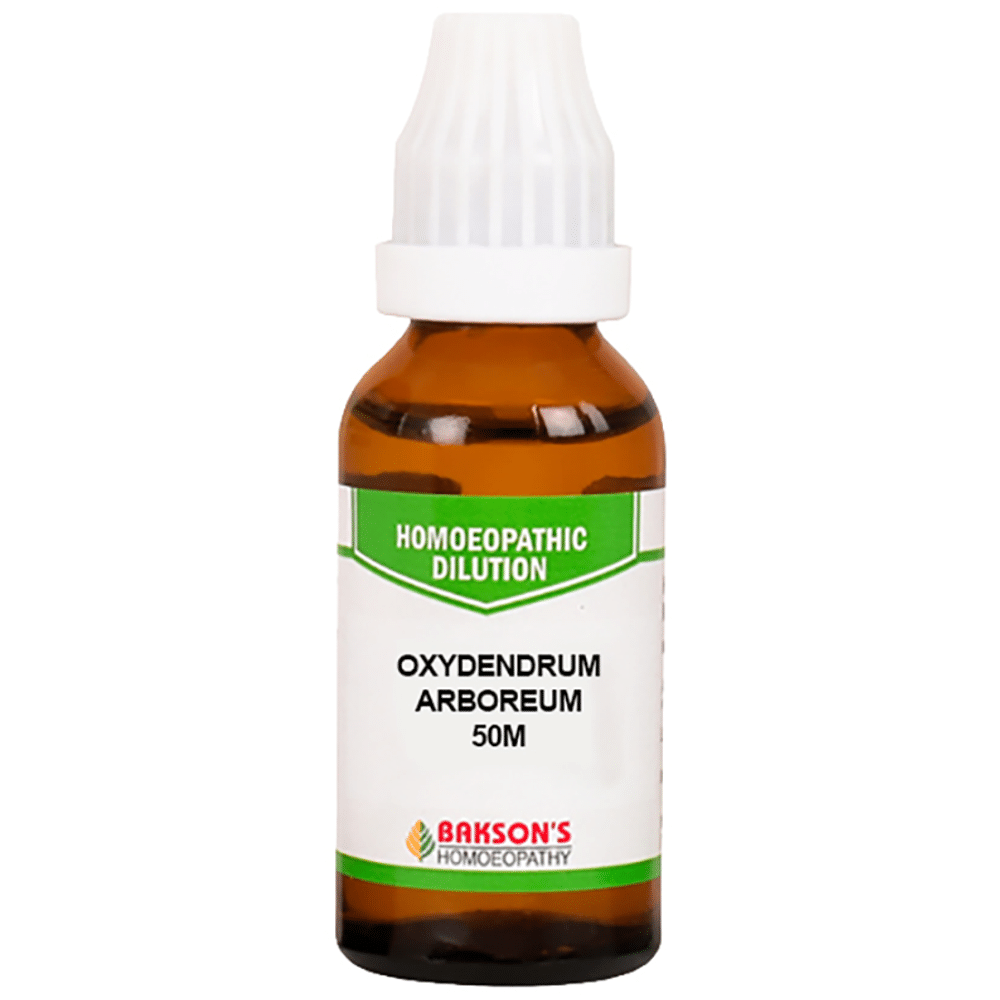 Bakson's Homeopathy Oxydendrum Arboreum Dilution 50M Bakson's Homeopathy Oxydendrum Arboreum Dilution 50M