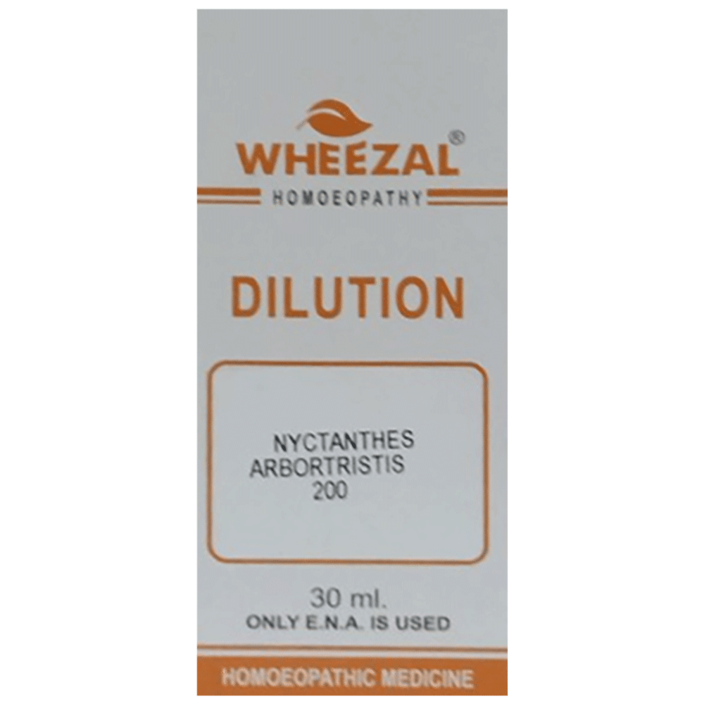 Wheezal Nyctanthes Dilution 200 Wheezal Nyctanthes Dilution 200