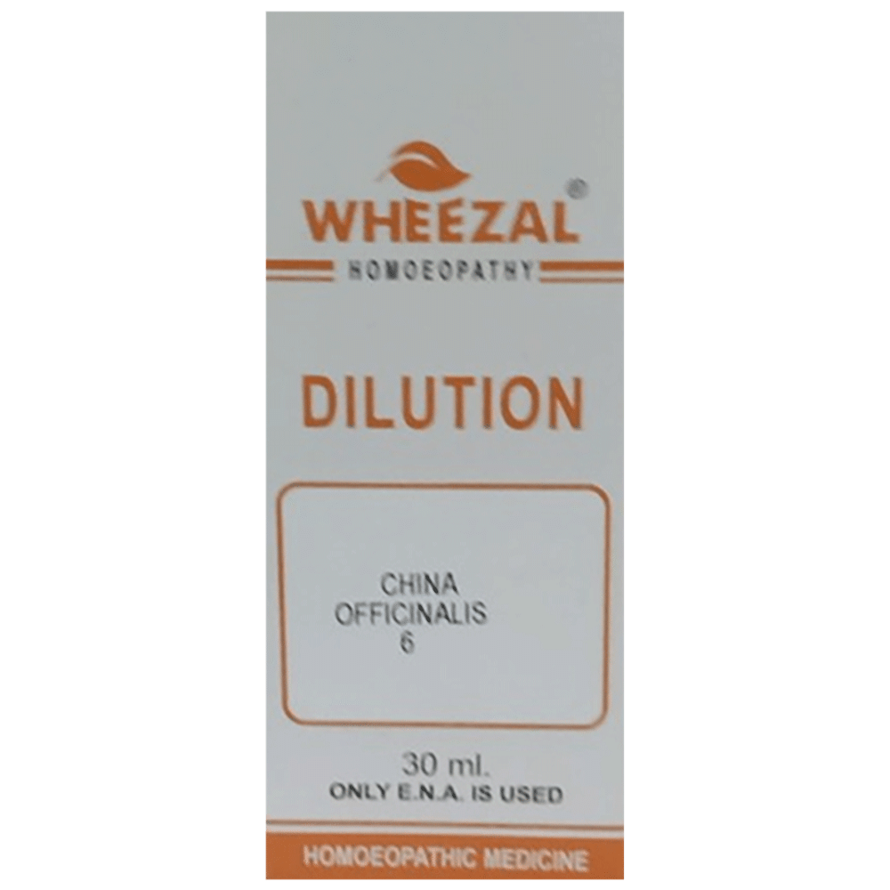 Wheezal Cinchona Officinalis Dilution 6 Wheezal Cinchona Officinalis Dilution 6