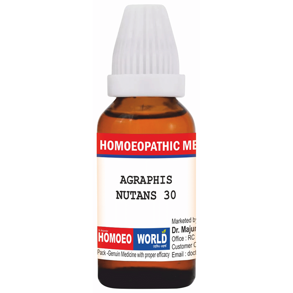 Dr. Majumder Homeo World Agraphis Nutans Dilution(30ml Each) 30 Dr. Majumder Homeo World Agraphis Nutans Dilution(30ml Each) 30