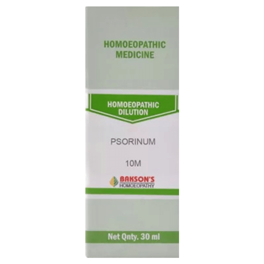 Bakson's Homeopathy Psorinum Dilution 10M Bakson's Homeopathy Psorinum Dilution 10M