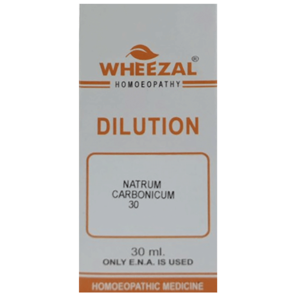 Wheezal Natrum Carbonicum Dilution 30 Wheezal Natrum Carbonicum Dilution 30