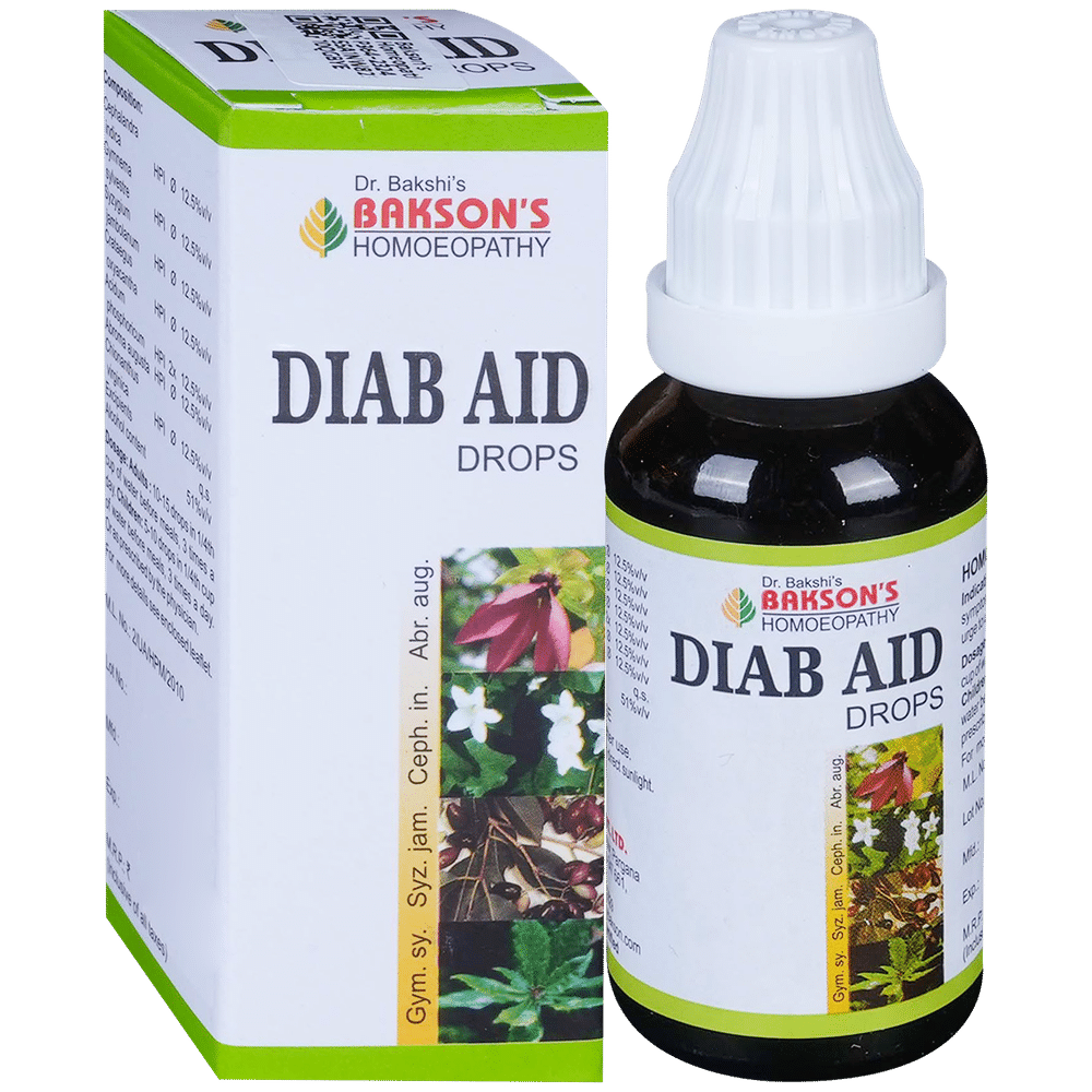 Bakson's Homeopathy Diab Aid Drop Bakson's Homeopathy Diab Aid Drop