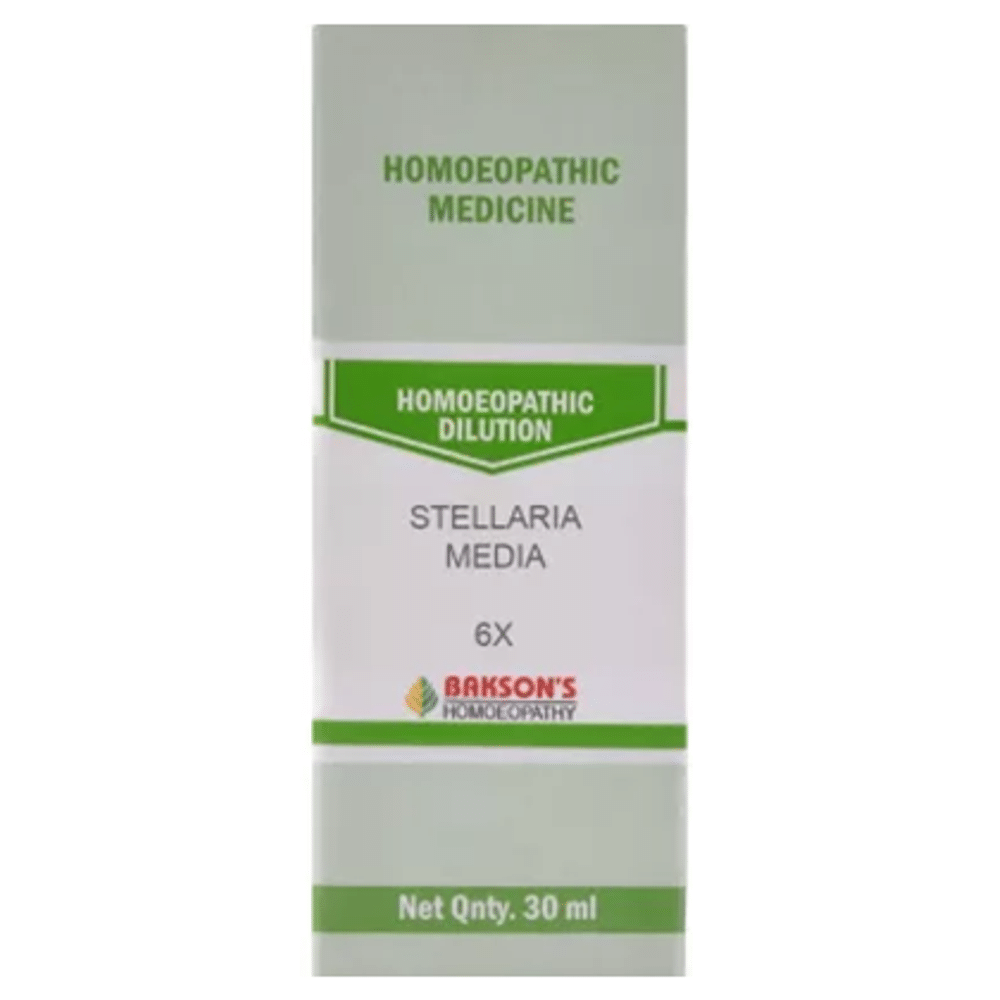Bakson's Homeopathy Stellaria Media Dilution 6X Bakson's Homeopathy Stellaria Media Dilution 6X