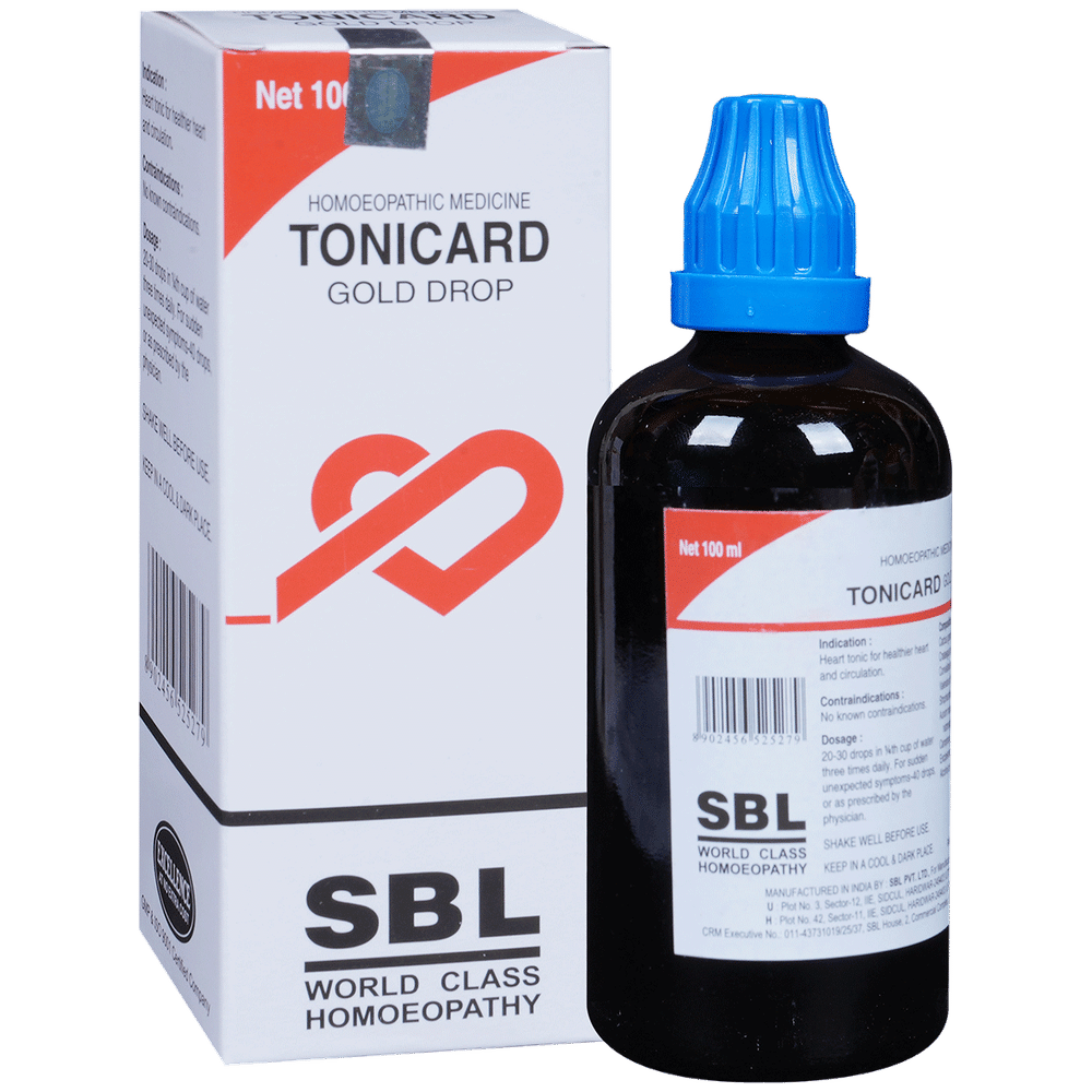SBL Tonicard Gold Drop Homeopathic Medicine SBL Tonicard Gold Drop Homeopathic Medicine
