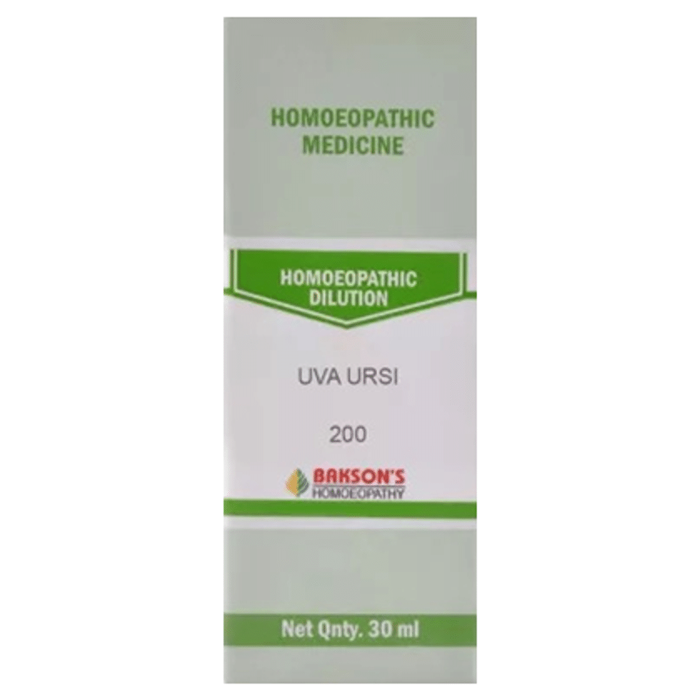 Bakson's Homeopathy Uva Ursi Dilution 200 Bakson's Homeopathy Uva Ursi Dilution 200