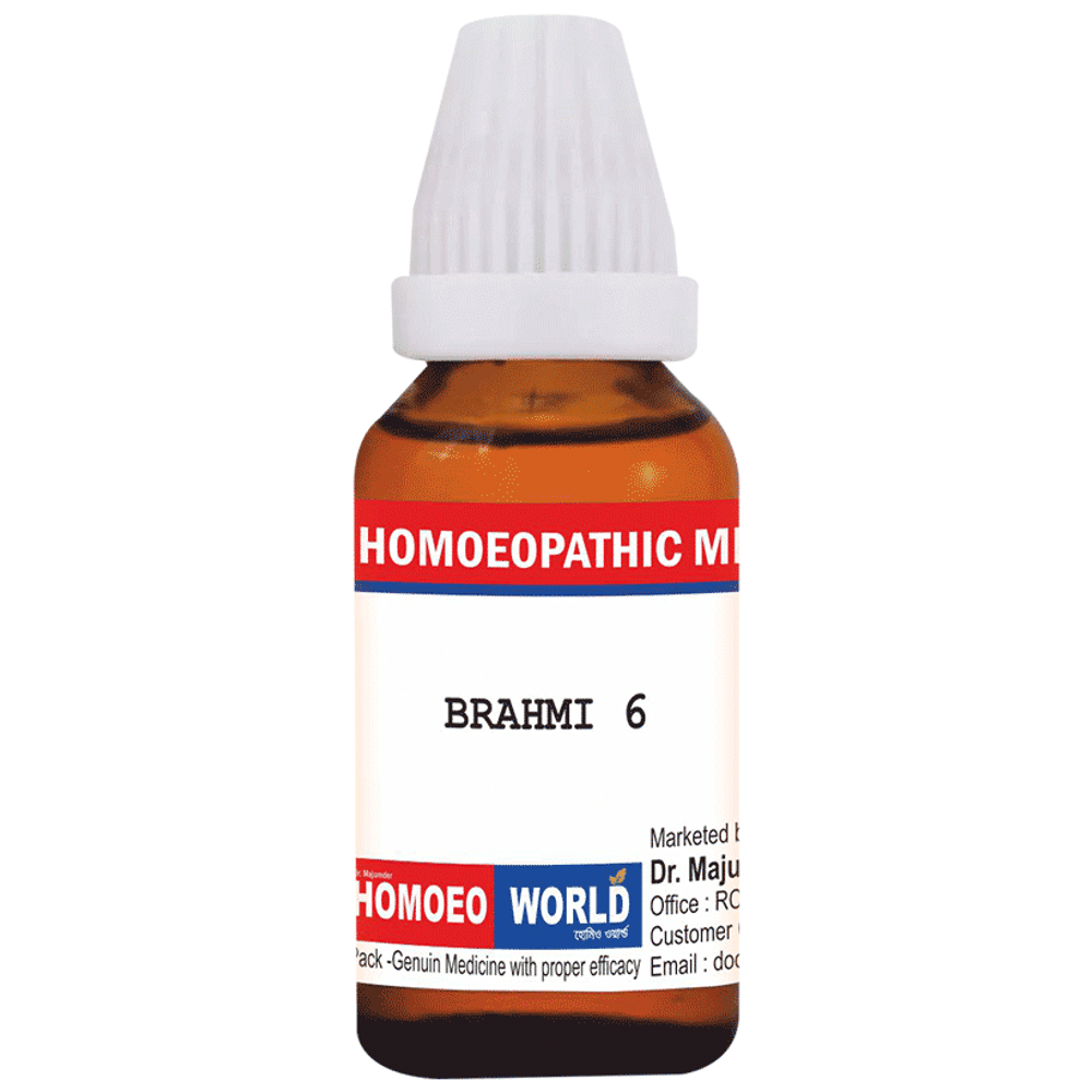 Dr. Majumder Homeo World Brahmi Dilution (30 ml Each) 6 CH Dr. Majumder Homeo World Brahmi Dilution (30 ml Each) 6 CH