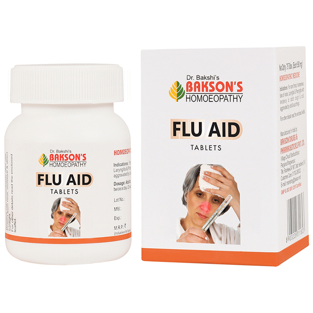 Bakson's Homeopathy Flu Aid Tablet