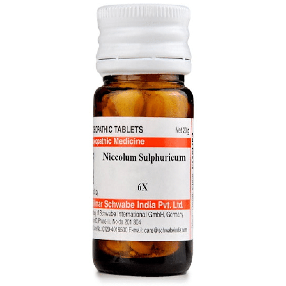 Dr Willmar Schwabe India Niccolum Sulphuricum Trituration Tablet 6X Dr Willmar Schwabe India Niccolum Sulphuricum Trituration Tablet 6X