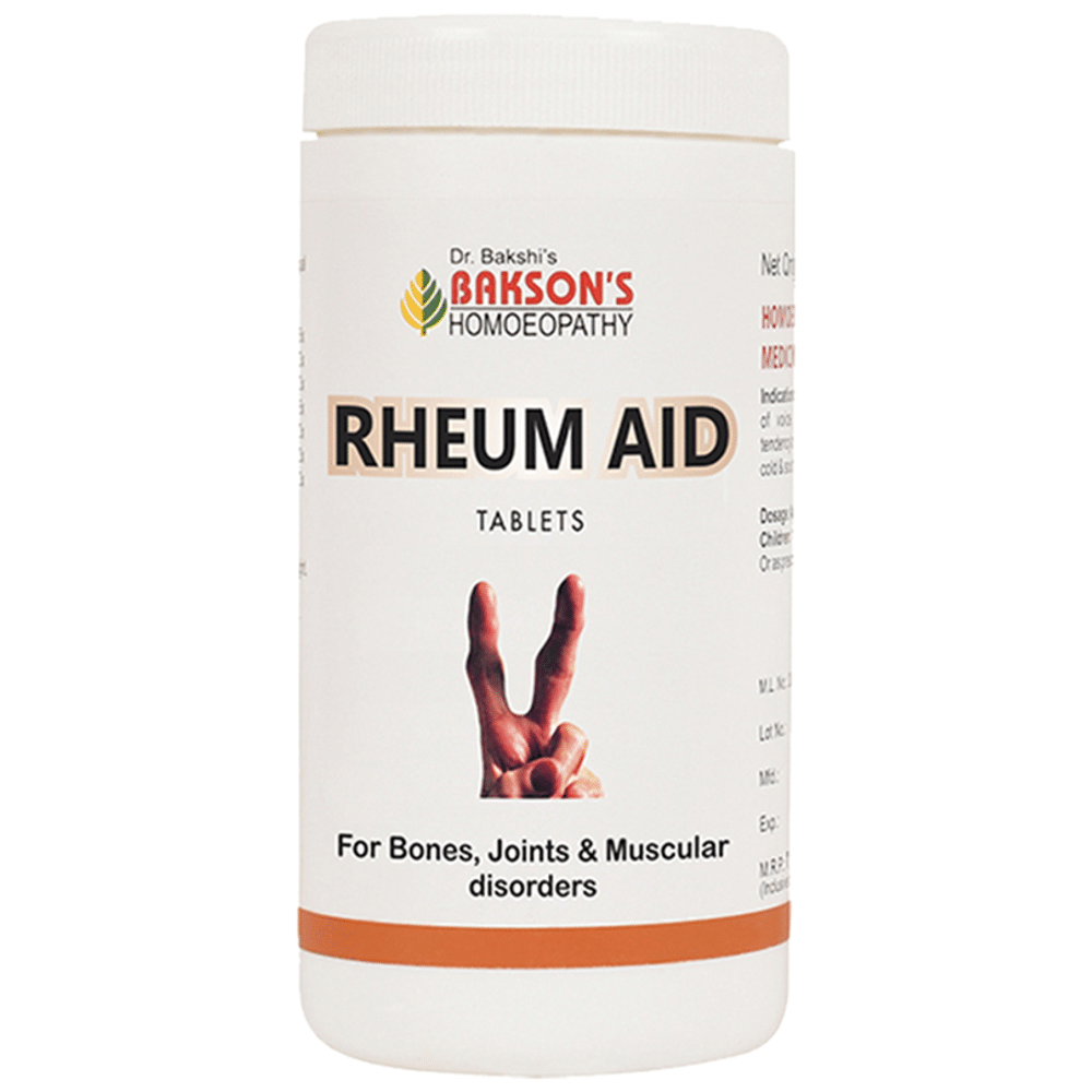 Bakson's Homeopathy Rheum Aid Tablet Bakson's Homeopathy Rheum Aid Tablet