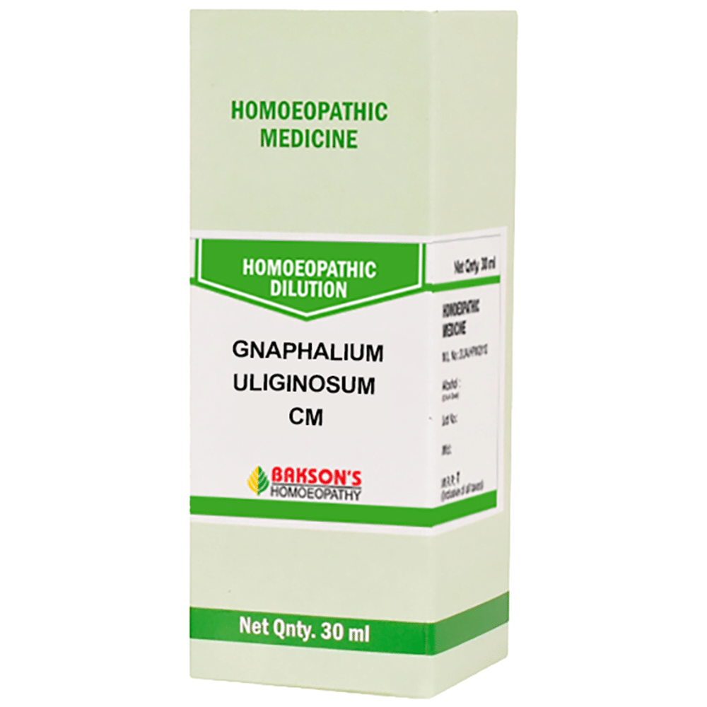 Bakson's Homeopathy Gnaphalium Uliginosum Dilution CM Bakson's Homeopathy Gnaphalium Uliginosum Dilution CM