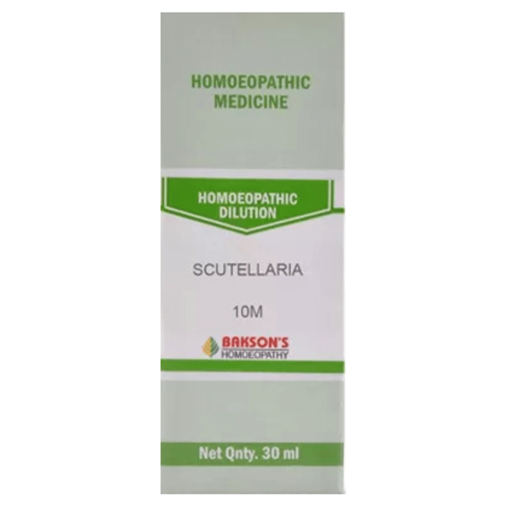 Bakson's Homeopathy Scutellaria Dilution 10M Bakson's Homeopathy Scutellaria Dilution 10M