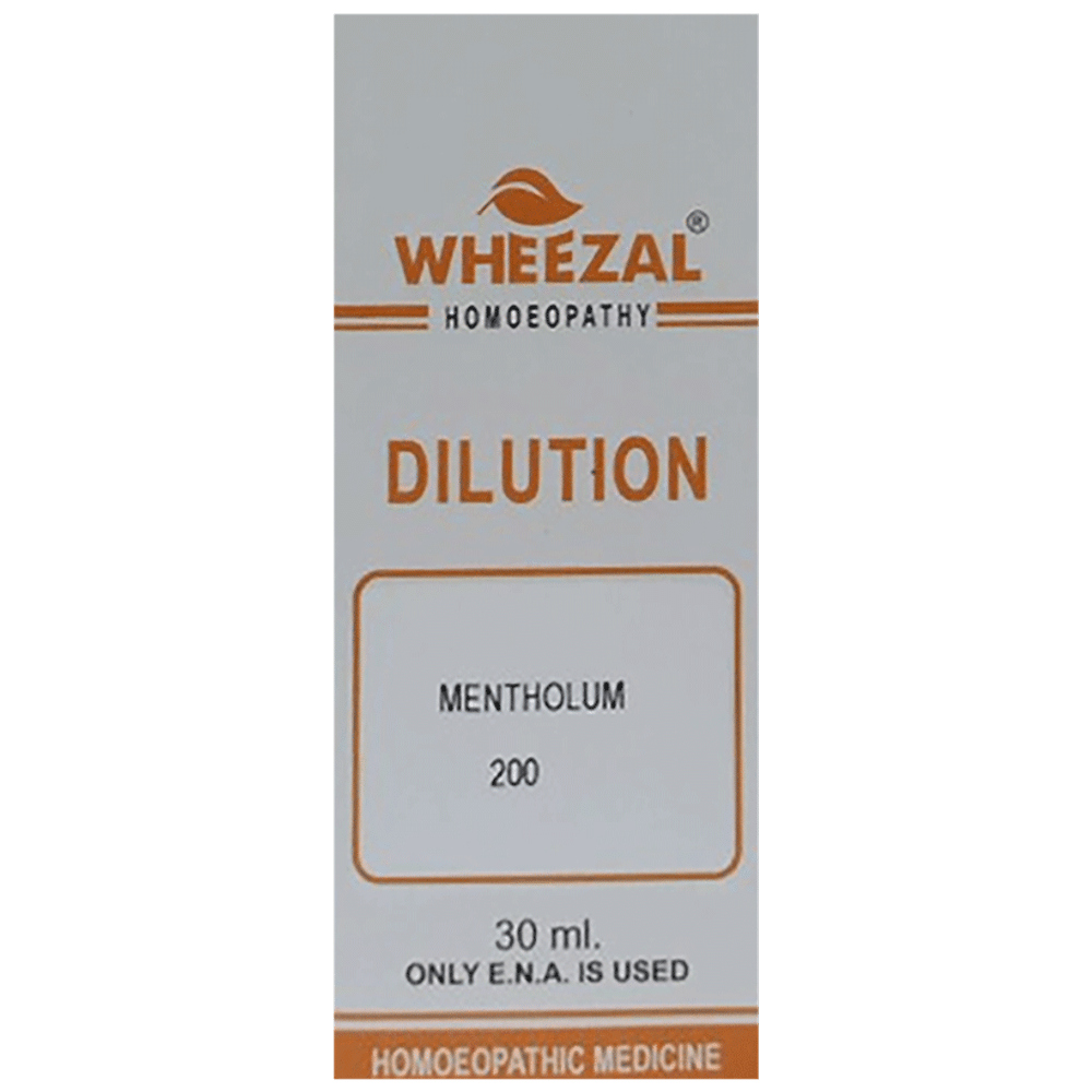 Wheezal Mentholum Dilution 200 Wheezal Mentholum Dilution 200