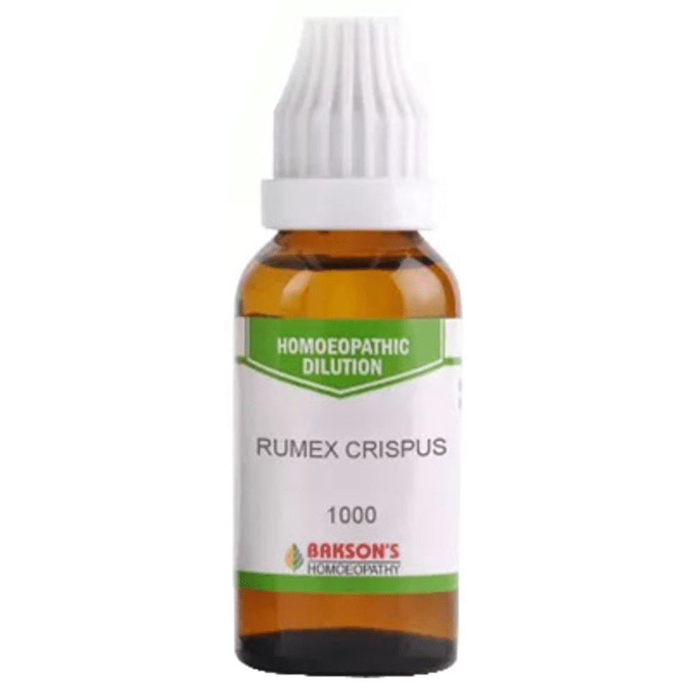 Bakson's Homeopathy Rumex Crispus Dilution 1000 CH Bakson's Homeopathy Rumex Crispus Dilution 1000 CH
