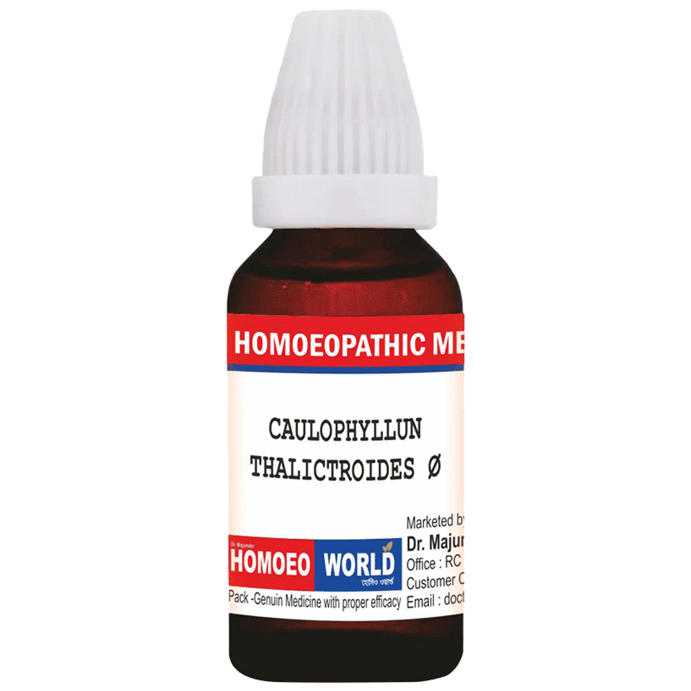 Dr. Majumder Homeo World Caulophyllum Thalictroides Mother Tincture (30ml Each) Q Dr. Majumder Homeo World Caulophyllum Thalictroides Mother Tincture (30ml Each) Q