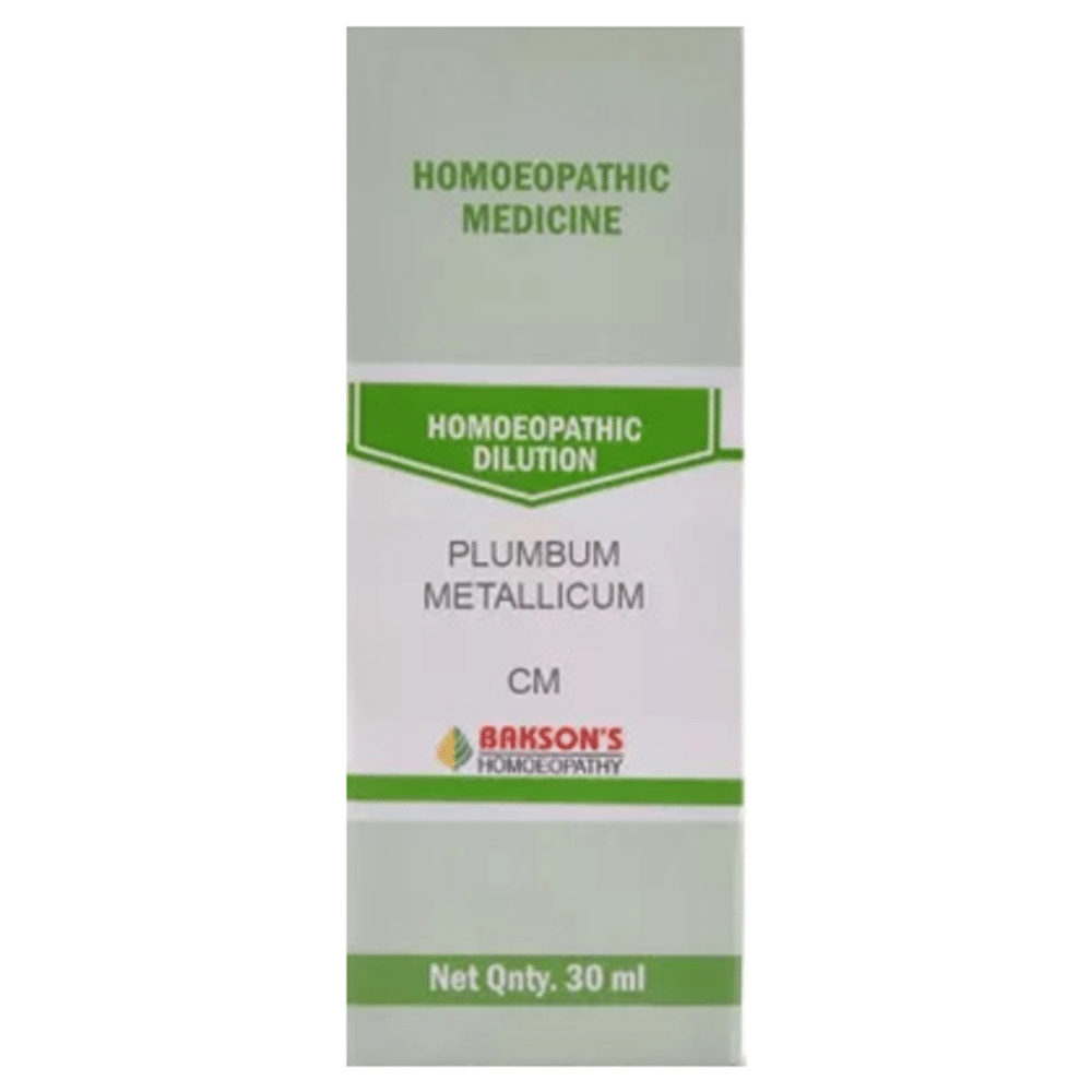 Bakson's Homeopathy Plumbum Metallicum Dilution CM Bakson's Homeopathy Plumbum Metallicum Dilution CM