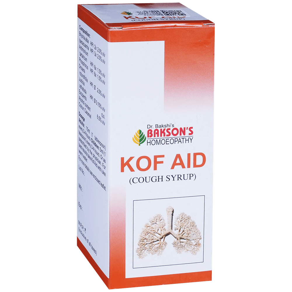 Bakson's Homeopathy Kof Aid Cough Syrup