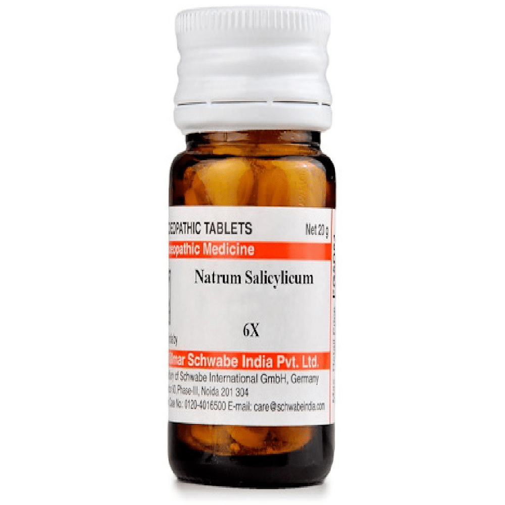 Dr Willmar Schwabe India Natrum Salicylicum Trituration Tablet 6X Dr Willmar Schwabe India Natrum Salicylicum Trituration Tablet 6X