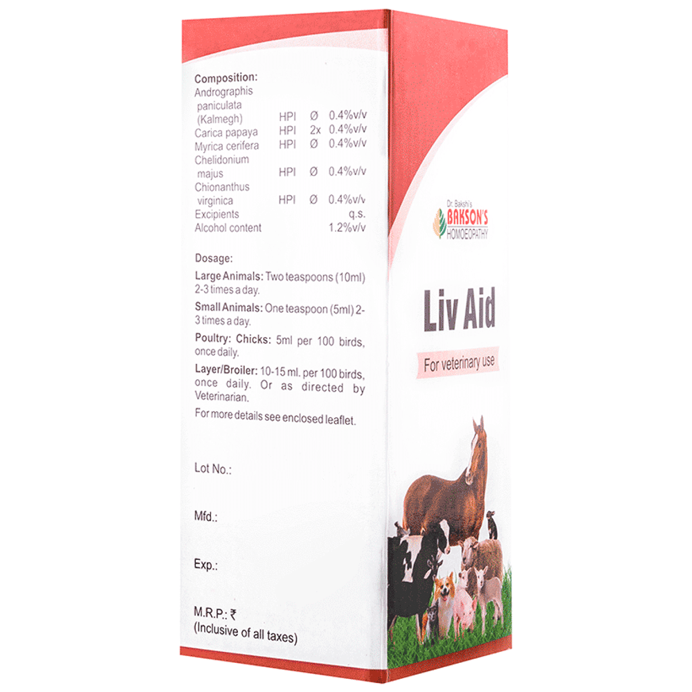 Bakson's Homeopathy Liv Aid Tonic