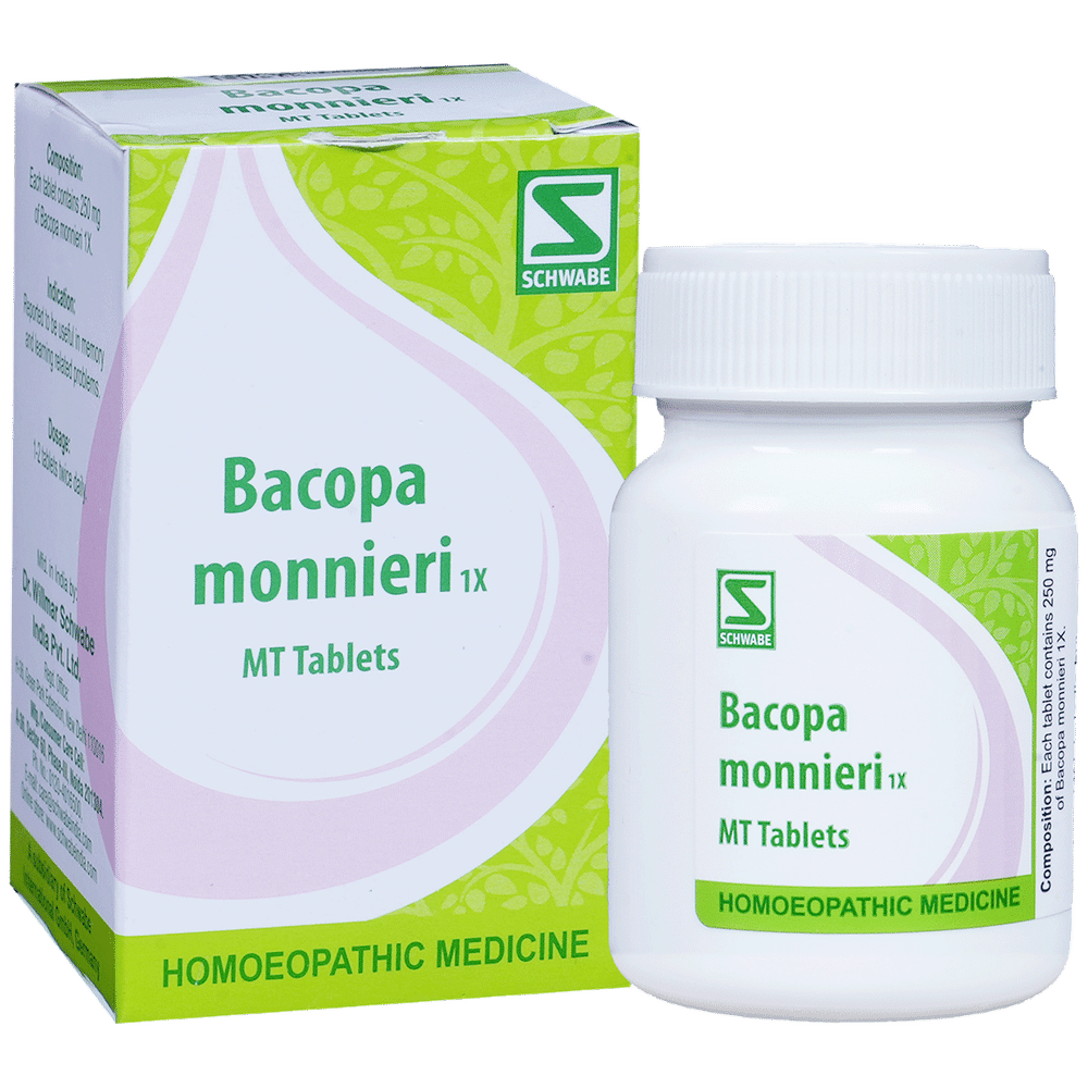 Dr Willmar Schwabe India Bacopa Monnieri Tablet 1X Dr Willmar Schwabe India Bacopa Monnieri Tablet 1X