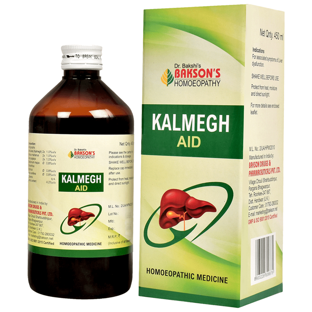 Bakson's Homeopathy Kalmegh Aid Syrup Bakson's Homeopathy Kalmegh Aid Syrup