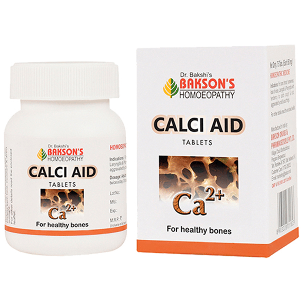 Bakson's Homeopathy Calci Aid Tablet Bakson's Homeopathy Calci Aid Tablet