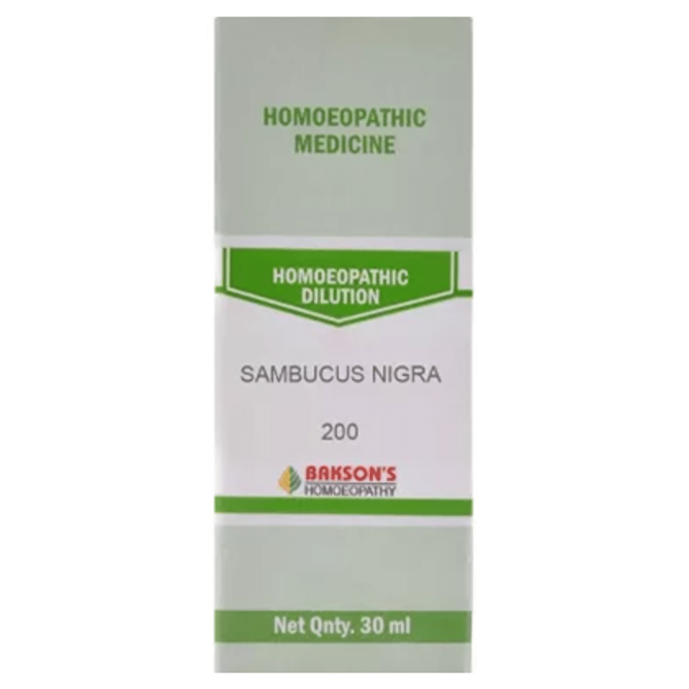 Bakson's Homeopathy Sambucus Nigra Dilution 200 Bakson's Homeopathy Sambucus Nigra Dilution 200
