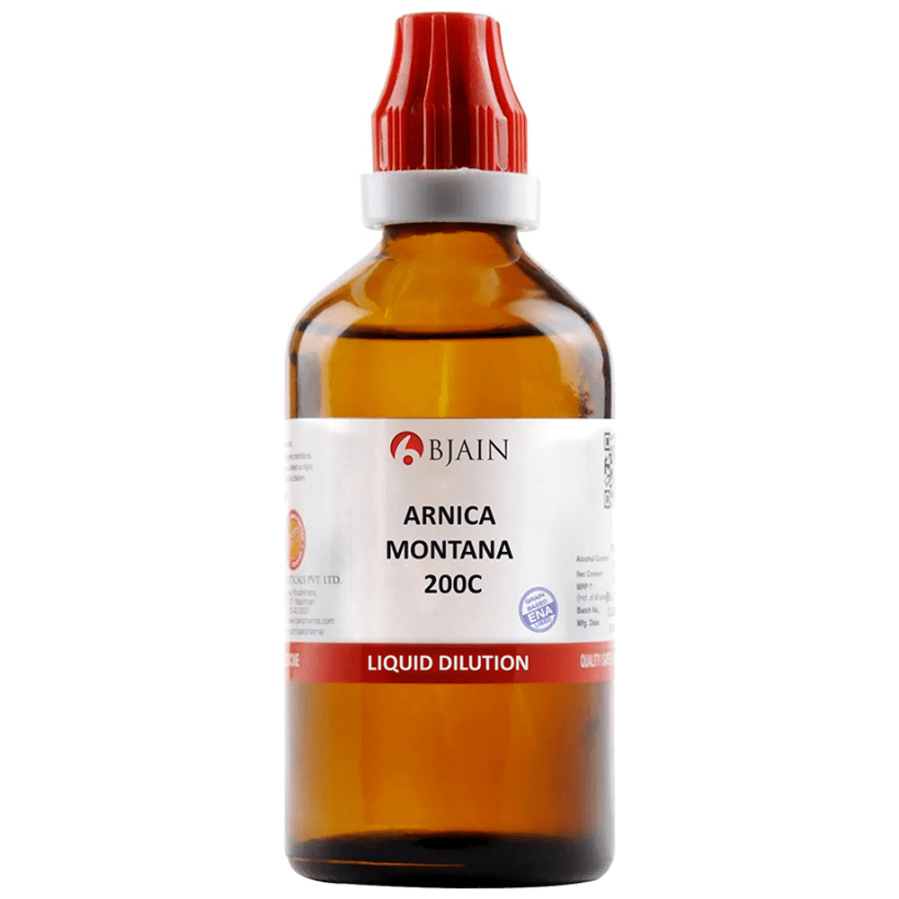 Bjain Arnica Montana Dilution 200C Bjain Arnica Montana Dilution 200C