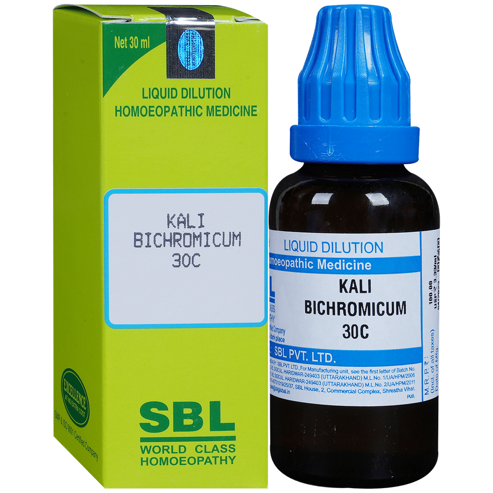 SBL Kali Bichromicum Dilution 30 CH SBL Kali Bichromicum Dilution 30 CH