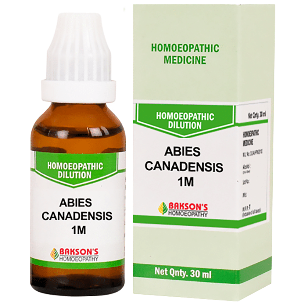 Bakson's Homeopathy Abies Canadensis Dilution 1000 CH Bakson's Homeopathy Abies Canadensis Dilution 1000 CH