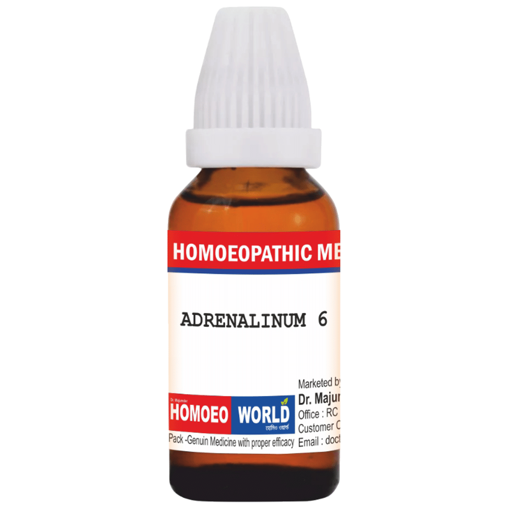 Dr. Majumder Homeo World Adrenalinum Dilution (30ml Each) 6 Dr. Majumder Homeo World Adrenalinum Dilution (30ml Each) 6
