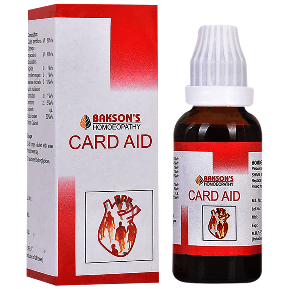 Bakson's Homeopathy Card Aid Drop Bakson's Homeopathy Card Aid Drop