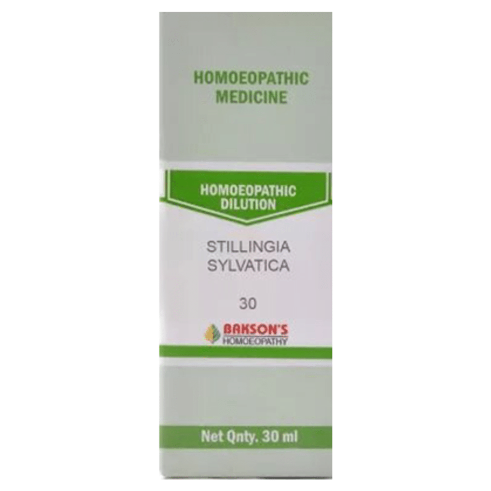 Bakson's Homeopathy Stillingia Silvatica Dilution 30 Bakson's Homeopathy Stillingia Silvatica Dilution 30