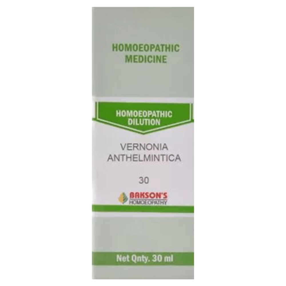 Bakson's Homeopathy Vernonia Anthelmintica  Dilution 30