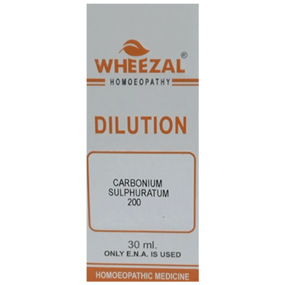 Wheezal Carbonium Sulphuratum Dilution 200 Wheezal Carbonium Sulphuratum Dilution 200