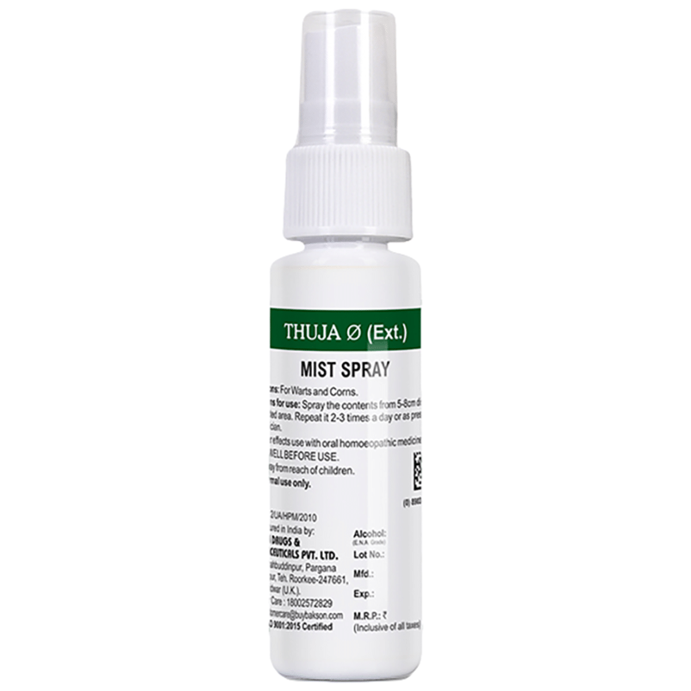 Bakson's Homeopathy Thuja Mist Spray Bakson's Homeopathy Thuja Mist Spray