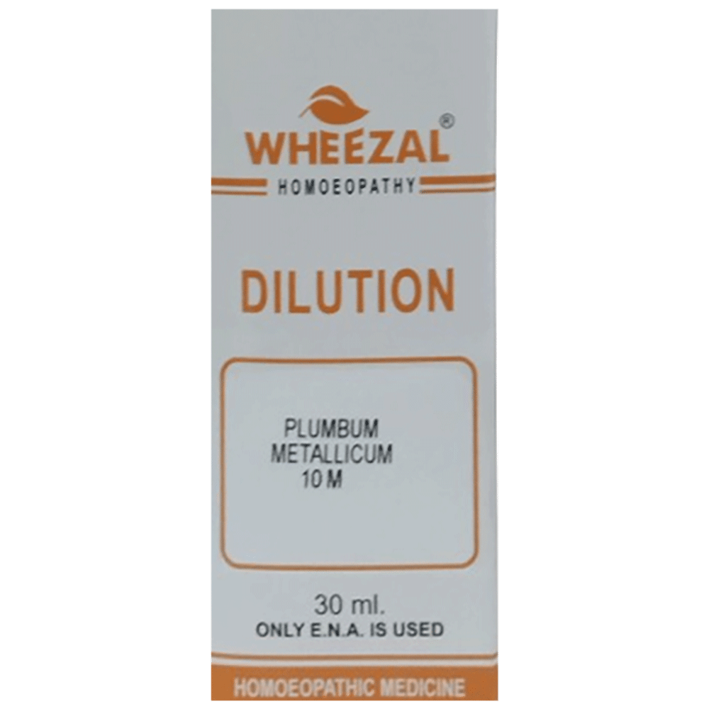 Wheezal Plumbum Metallicum Dilution 10M Wheezal Plumbum Metallicum Dilution 10M