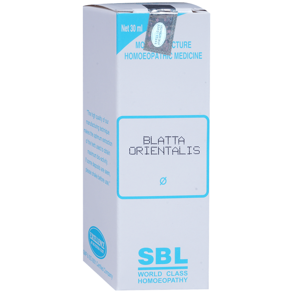 SBL Blatta Orientalis Mother Tincture Q SBL Blatta Orientalis Mother Tincture Q