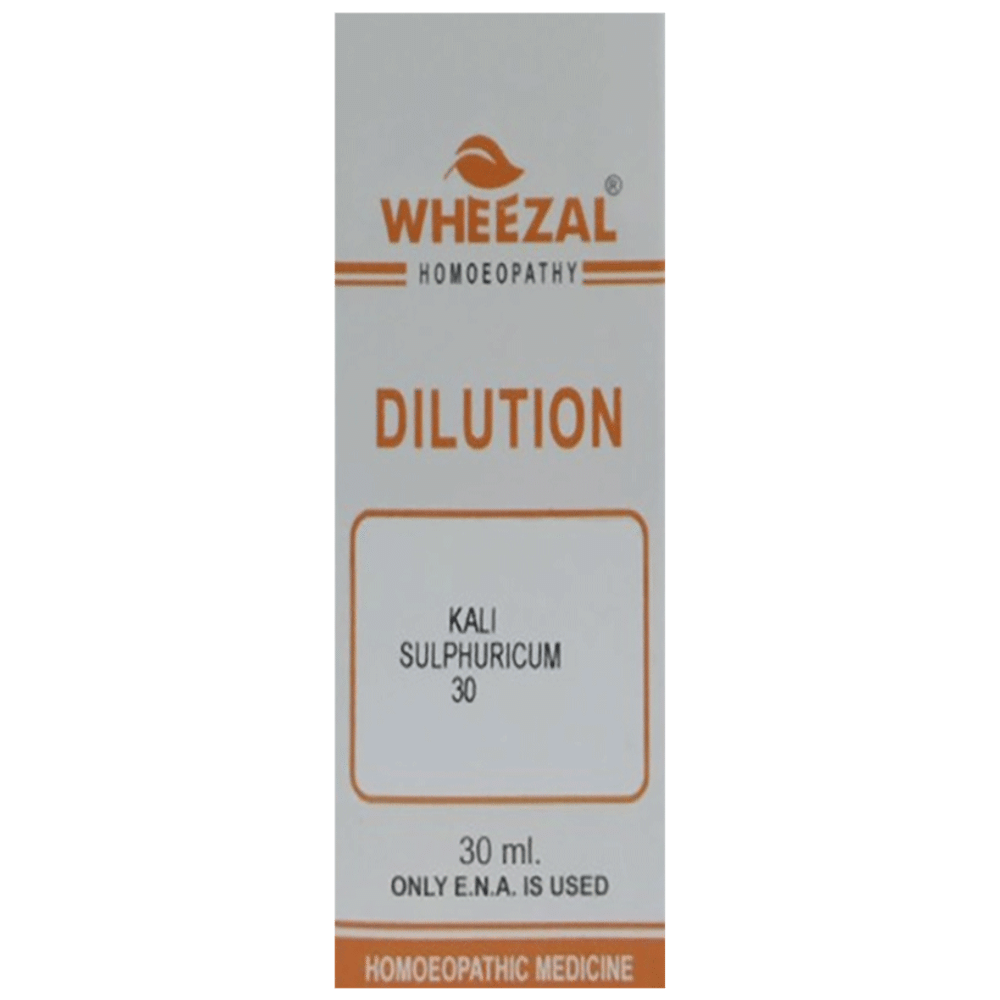 Wheezal Kali Sulphuricum Dilution 30 Wheezal Kali Sulphuricum Dilution 30