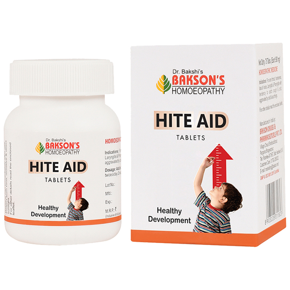 Bakson's Homeopathy Hite Aid Tablet Bakson's Homeopathy Hite Aid Tablet