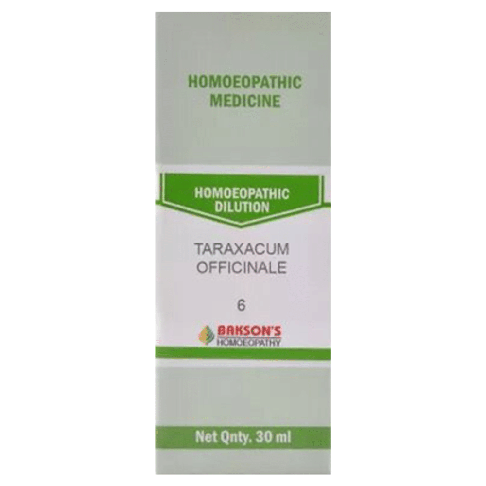 Bakson's Homeopathy Taraxacum Officinale Dilution 6 Bakson's Homeopathy Taraxacum Officinale Dilution 6