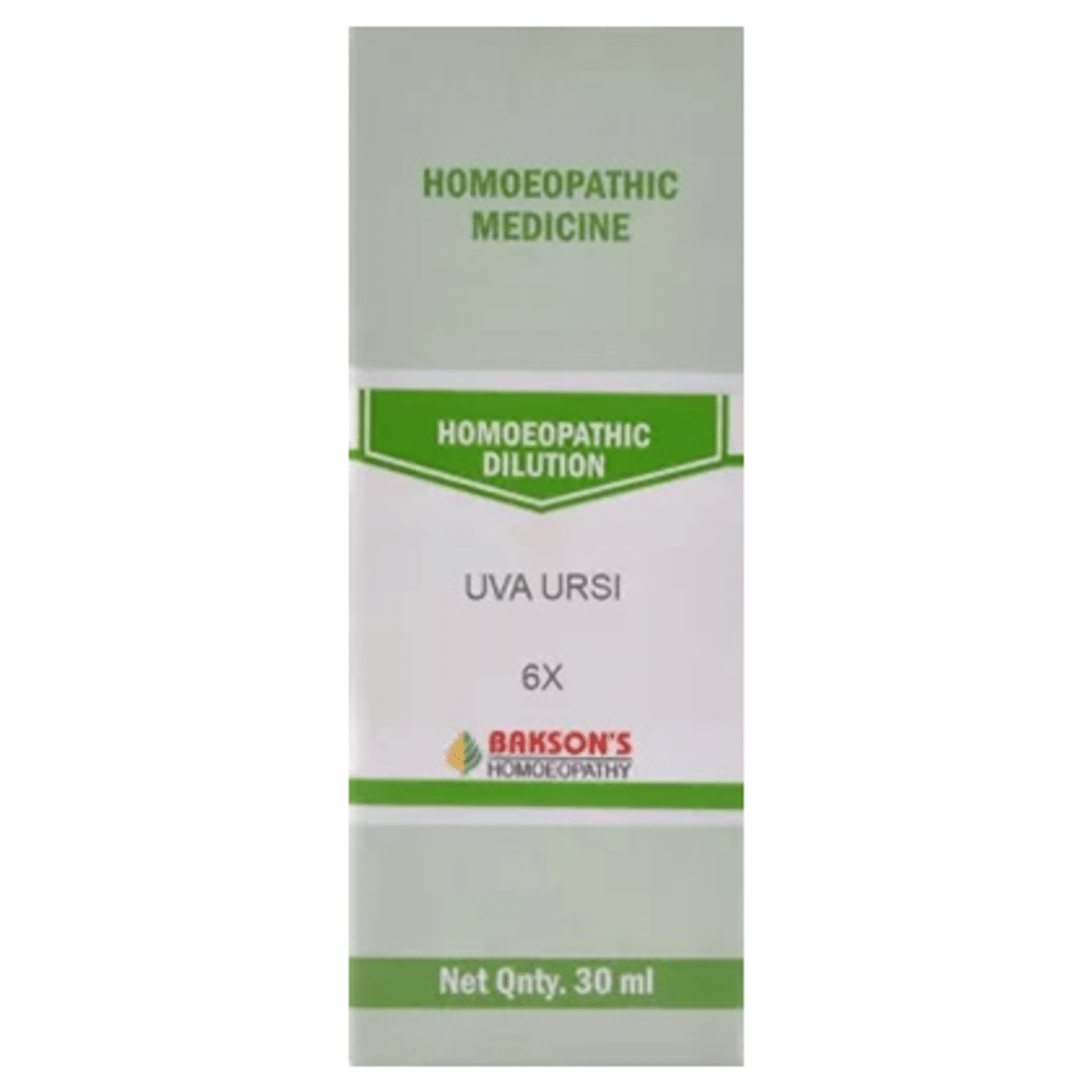 Bakson's Homeopathy Uva Ursi Dilution 6X Bakson's Homeopathy Uva Ursi Dilution 6X