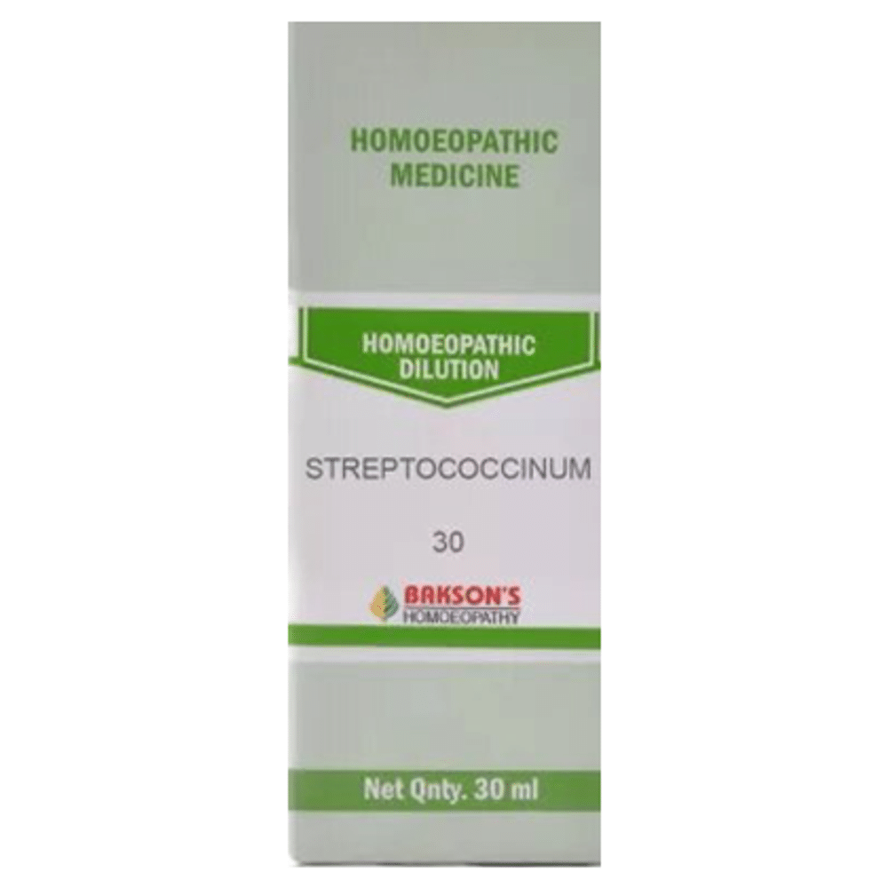 Bakson's Homeopathy Streptococcinum Dilution 30 Bakson's Homeopathy Streptococcinum Dilution 30