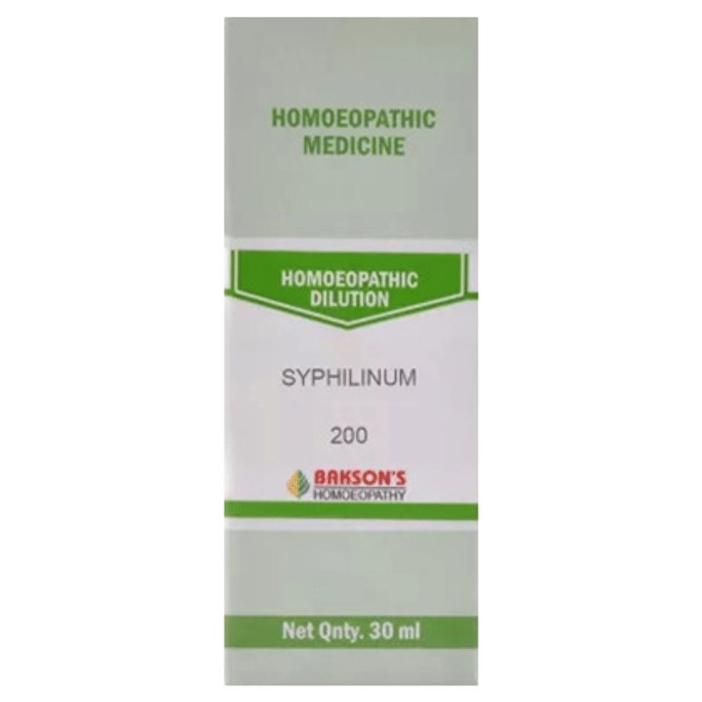 Bakson's Homeopathy Syphilinum Dilution 200 Bakson's Homeopathy Syphilinum Dilution 200