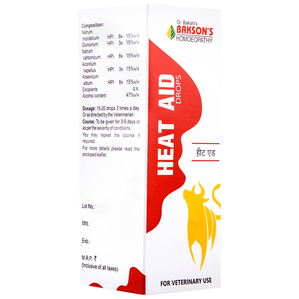 Bakson's Homeopathy Heat Aid Drop Bakson's Homeopathy Heat Aid Drop